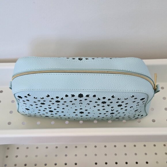 Estee Lauder Cosmetic Bag Laser Cut Baby Blue - Picture 4 of 8